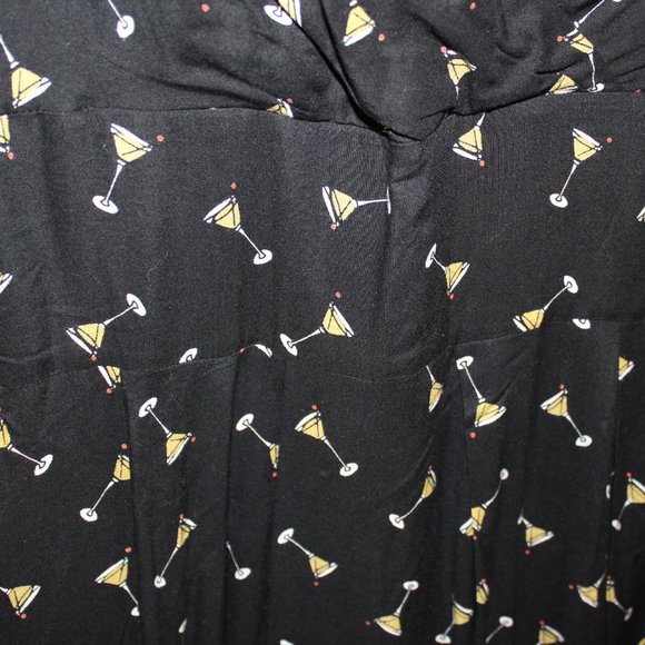 Modcloth Martini Print Cocktail Dress - Picture 4 of 5